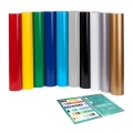 Startpakke med 10 farger folie + fargekort