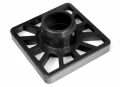 Plast folie holdere (svart model) som gulvstand- 10 stk. pakke