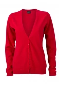 JAMES & NICHOLSON LADIES' V-NECK CARDIGAN
