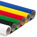 Hotmark startpakke 6 farger - Svart, Hvit, Rød, Blå, Gul, Grønn 50 cm * 5 m