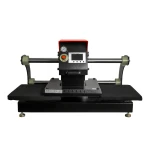Pneumatisk dobbeltlokasjons varmepresse - 38x38cm