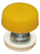 Skruehette RAL 1023 - 25 stk. Skruehette RAL 1023 - 25 stk.