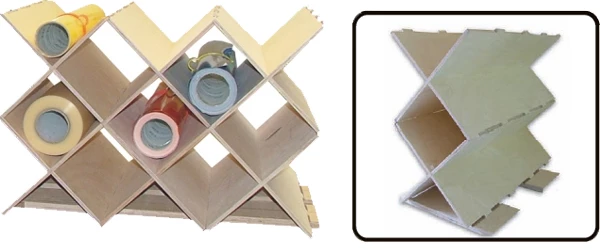 Cross Box 4er Modul lakeret Cross Box 4er Modul lakeret