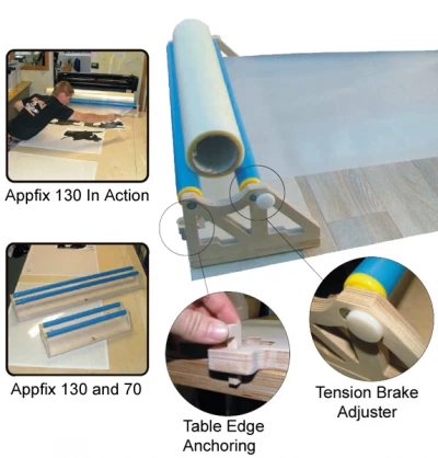 Appfix 130cm Applikasjonsfolie Verktøy - Perfekt for Montering av Folie Appfix 130