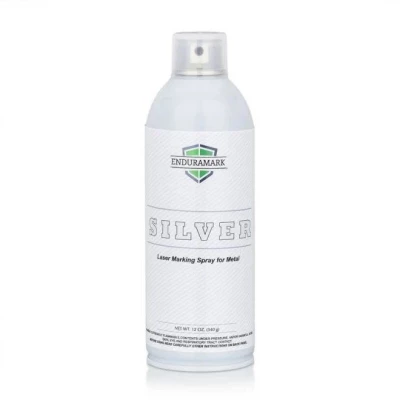 Enduramark Laser Spray for Metall - Sølv - 340g