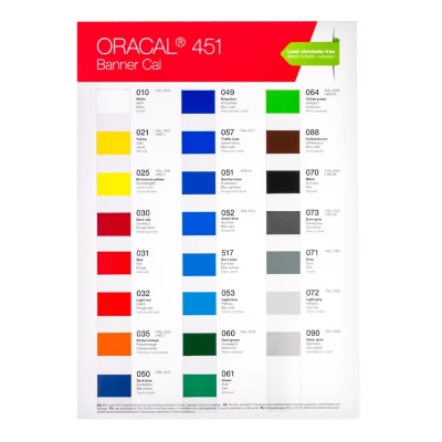 Oracal 451 Fargekart