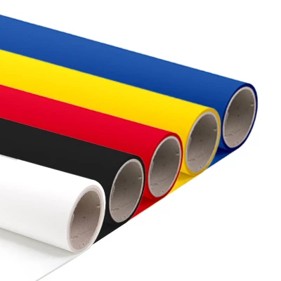 Hotmark Startpakke - Sort, Hvit, Rød, Blå & Gul 50cm * 5m Hotmark Startpakke - Sort, Hvit, Rød, Blå & Gul 50cm * 5m