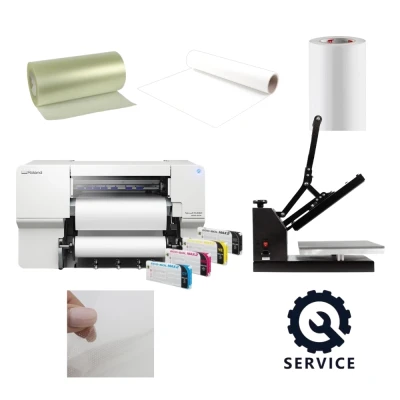 Industriell pakke med Roland BN2-20A for skilt- og tekstiltrykk