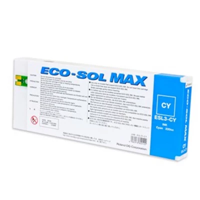 Billig Eco-sol Max 220ml Cyan - Original blekkpatron til Roland BN-20 og BN-20A Eco-sol Max - 220ml - Cyan