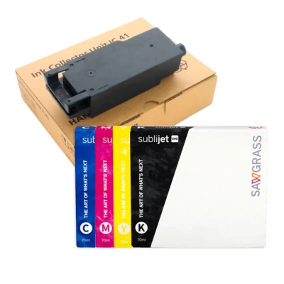 Sawgrass SubliJet UHD - Sæt + Waste tanke- 70ml til SG1000 Sawgrass SubliJet UHD - Sæt + Waste tanke- 70ml til SG1000