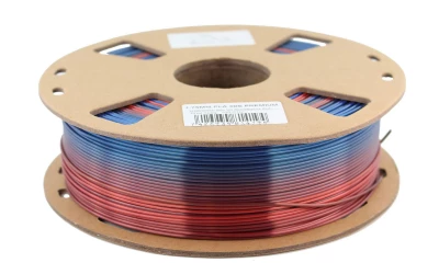 Silky Mix Red-Sapphire Blue - 3DE Premium - PLA - 1.75mm