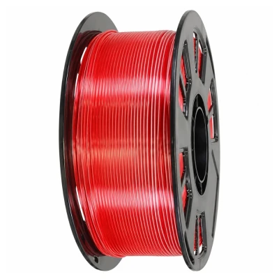 Billig SKILPRO - Silke PLA Filament - Rød - 1kg - Høykvalitets 3D-print med silkemyk finish SKILPRO - Silke PLA Filament - Rød - 1kg
