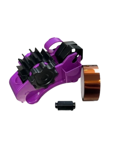 Kraftig tapedispenser for 30 mm ruller inkl. 1 rull varmebestandig tape