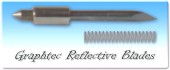 5 stk. knivpakke, Graphtec kniver til Refleksfolie 45º, offset 0.45mm - ø1.5mm