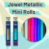 SkilPro SUPERIOR 9500 Jewel Metallic 95JBL Blå Folie Mini Rolls